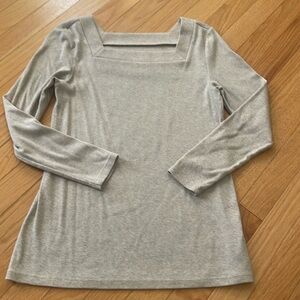 Old navy square neck long sleeve tee